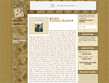 Tablet Screenshot of john-n-burke.memory-of.com