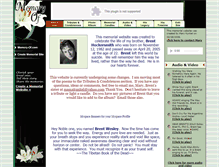 Tablet Screenshot of brent-hockersmith.memory-of.com