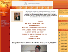 Tablet Screenshot of douglas-kielty.memory-of.com