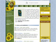 Tablet Screenshot of lucas-rolin.memory-of.com