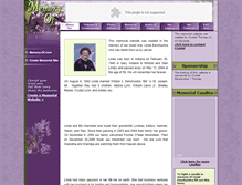 Tablet Screenshot of linda-eenshuistra.memory-of.com