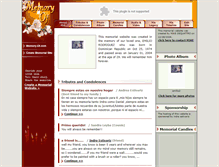 Tablet Screenshot of emilio-rodriguez.memory-of.com