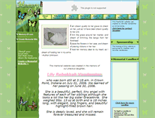 Tablet Screenshot of lily-rebekkah-vanderstar.memory-of.com