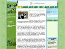 Tablet Screenshot of kelli-lynn-carter.memory-of.com