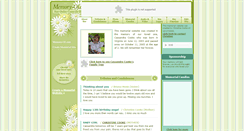 Desktop Screenshot of cassie-cooke.memory-of.com