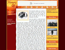 Tablet Screenshot of gary-rumbolt.memory-of.com