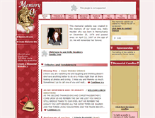 Tablet Screenshot of holly-hayden.memory-of.com