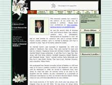 Tablet Screenshot of nicholas-lamaina.memory-of.com