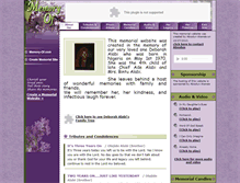 Tablet Screenshot of deborah-alabi.memory-of.com