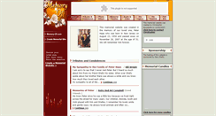 Desktop Screenshot of peterhaas.memory-of.com