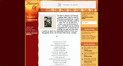 Desktop Screenshot of earl-milligan-jr.memory-of.com