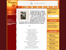 Tablet Screenshot of earl-milligan-jr.memory-of.com