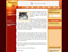 Tablet Screenshot of michael-sutton.memory-of.com