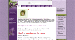 Desktop Screenshot of niamh-hart.memory-of.com