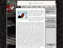 Tablet Screenshot of michael-swanson.memory-of.com