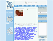 Tablet Screenshot of connor-maddocks.memory-of.com