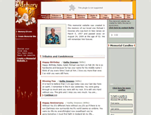Tablet Screenshot of michaeljdownes.memory-of.com