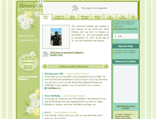 Tablet Screenshot of brett-friberg.memory-of.com