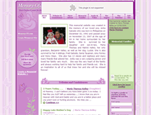 Tablet Screenshot of anita-salcedo.memory-of.com