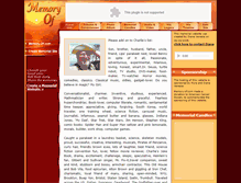 Tablet Screenshot of charles-venezia.memory-of.com