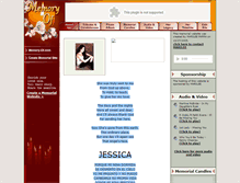 Tablet Screenshot of jessica-ramos.memory-of.com
