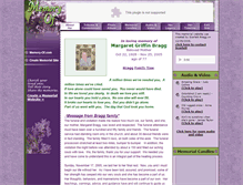 Tablet Screenshot of margaretbragg.memory-of.com