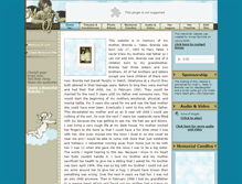 Tablet Screenshot of mywhitedoveangle.memory-of.com