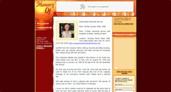 Desktop Screenshot of linda-nessel.memory-of.com