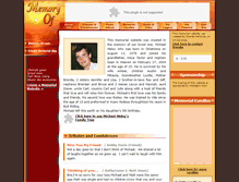Tablet Screenshot of michael-meloy.memory-of.com
