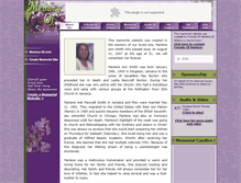 Tablet Screenshot of marleneannsmith.memory-of.com