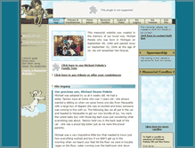 Tablet Screenshot of michael-pokela.memory-of.com