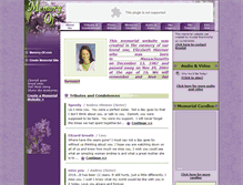 Tablet Screenshot of elizabeth-himmer.memory-of.com
