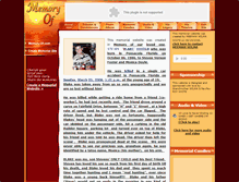 Tablet Screenshot of blakefoster19-1986-2006.memory-of.com