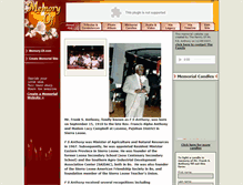 Tablet Screenshot of frank-anthony.memory-of.com