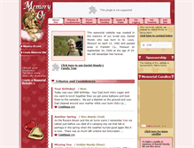 Tablet Screenshot of daniel-mundy.memory-of.com