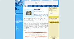 Desktop Screenshot of matthew-mendez.memory-of.com