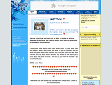Tablet Screenshot of matthew-mendez.memory-of.com