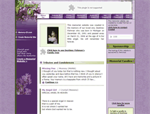 Tablet Screenshot of destiney-fishman.memory-of.com