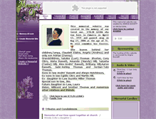 Tablet Screenshot of icylin-leiba.memory-of.com