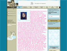 Tablet Screenshot of christina-long.memory-of.com