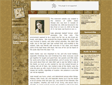 Tablet Screenshot of kate-sharpe.memory-of.com