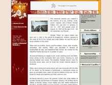 Tablet Screenshot of michaelwalker.memory-of.com