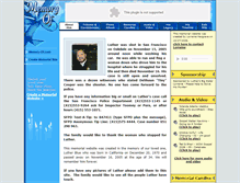 Tablet Screenshot of luther-blue.memory-of.com