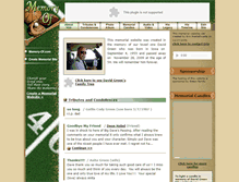 Tablet Screenshot of david-green.memory-of.com