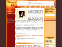 Tablet Screenshot of jerrymortarotti.memory-of.com