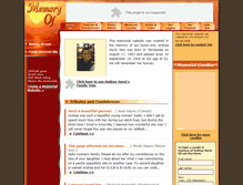 Tablet Screenshot of andreahurst.memory-of.com
