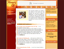 Tablet Screenshot of julia-samaras.memory-of.com