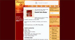 Desktop Screenshot of daniel-buber.memory-of.com