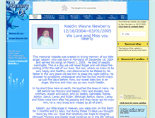 Tablet Screenshot of kaedin-wayne-newberry.memory-of.com