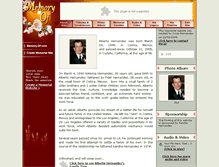 Tablet Screenshot of alberto-hernandez.memory-of.com